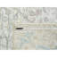 Tapis ivoire en laine noué à la main de conception unique 12 pi 1 po x 18 pi New Age Pittview