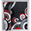 Tapis rouge / gris à motif cachemire Zabala-2081072226