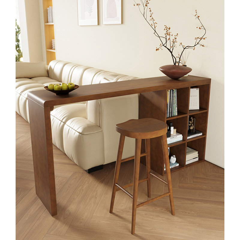 Table de bar à six compartiments Modern, H 41,34 po x L 70,87 po x l 17,72 po