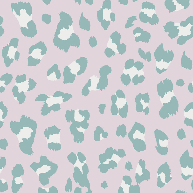 Animal Print Wallpaper Double Roll, Bubblegum
