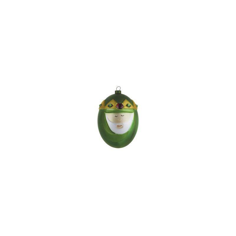 Melchiorre 4.7'' Glass People Ball Ornament