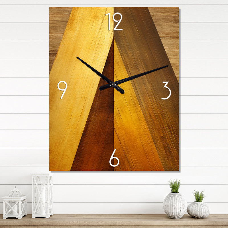 Horloge murale surdimensionnée rétro Ascendant Abundance - peinture abstraite surdimensionnée, Moyen