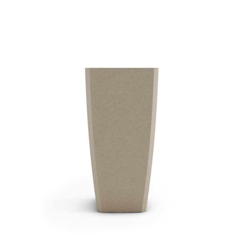 Quartet Concrete Planter, Adobe Bluff, 42" H x 18" W x 18" D