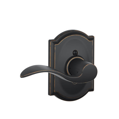 Accent Lever with Camelot Trim Non-Turning Lock