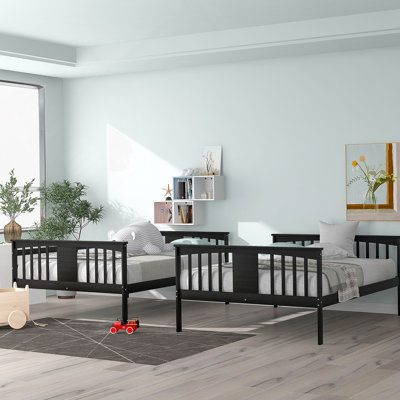 Over  Bunk Bed With Ladder  Bedroomguest Room Furniture-OLD SKU :LPAAP