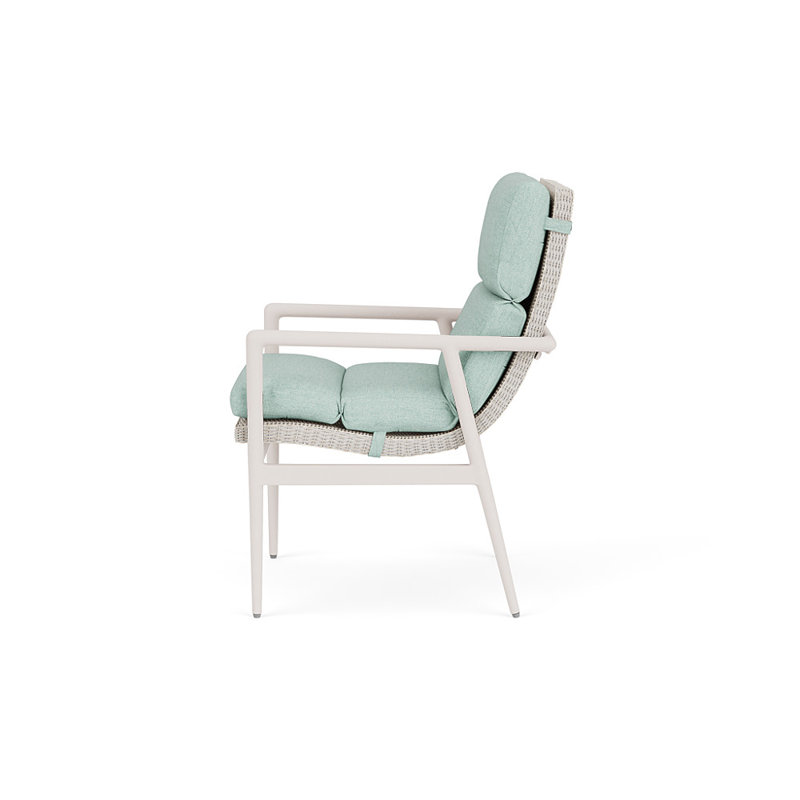Cascade Outdoor Dining Armchair, Demo Mist, Antique White