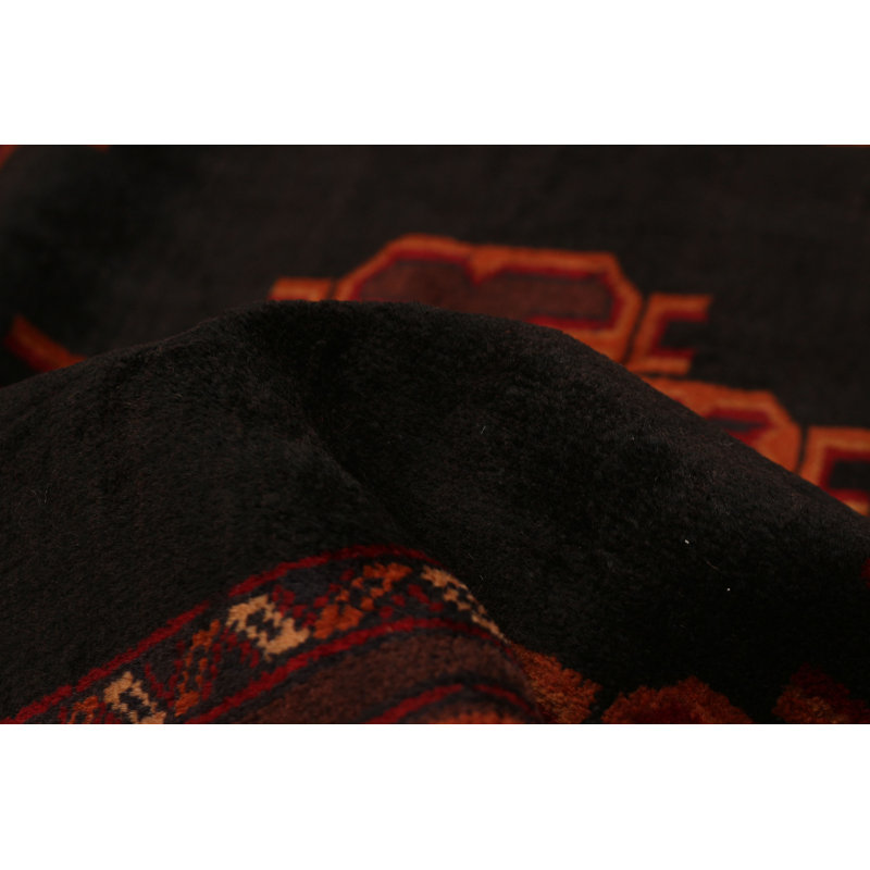 Teimani Black Rug 4'3" x 6'9"