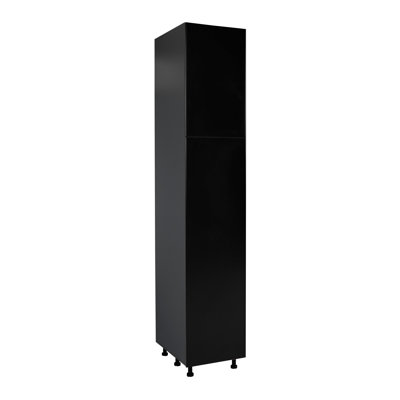 Armoire ouverte WALLKITCHENS en panneaux de particules, 45,7 cm (L) x 61 cm (P) x 213,4 cm (H), avec portes, finition mate.