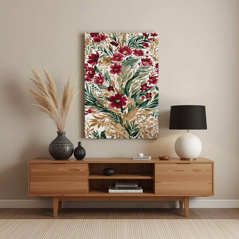 Aquarelle, art mural 38 beige en métal, H 24 po x l 20 po