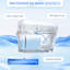 Toilette intelligente avec bidet intégré, conception, siège une pièce, chasse d'eau automatique et ouverture / fermeture automatique, siège chauffant avec température réglable, lavage à l'eau tiède, fonction de télécommande, couvercle de capteur,