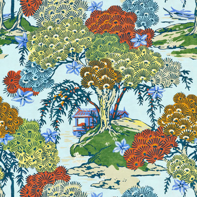 Pacifica Sea of Trees Fabric