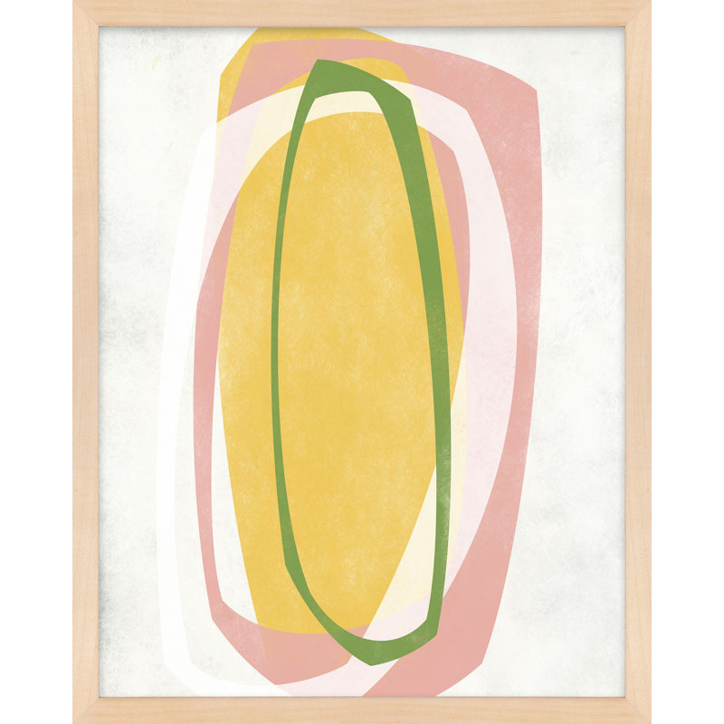 Orbit 12 Painting by Jacques Pilon, 30" H x 24" W, Maple Framed