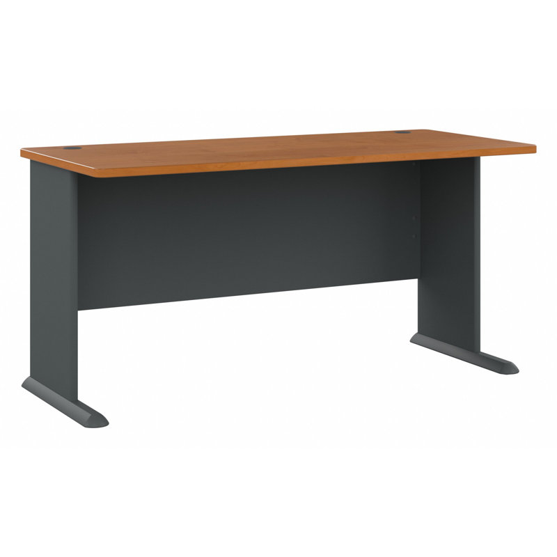 Structure de bureau Series A, Cerisier naturel, H 29,66 po x l 59,57 po x P 26,81 po
