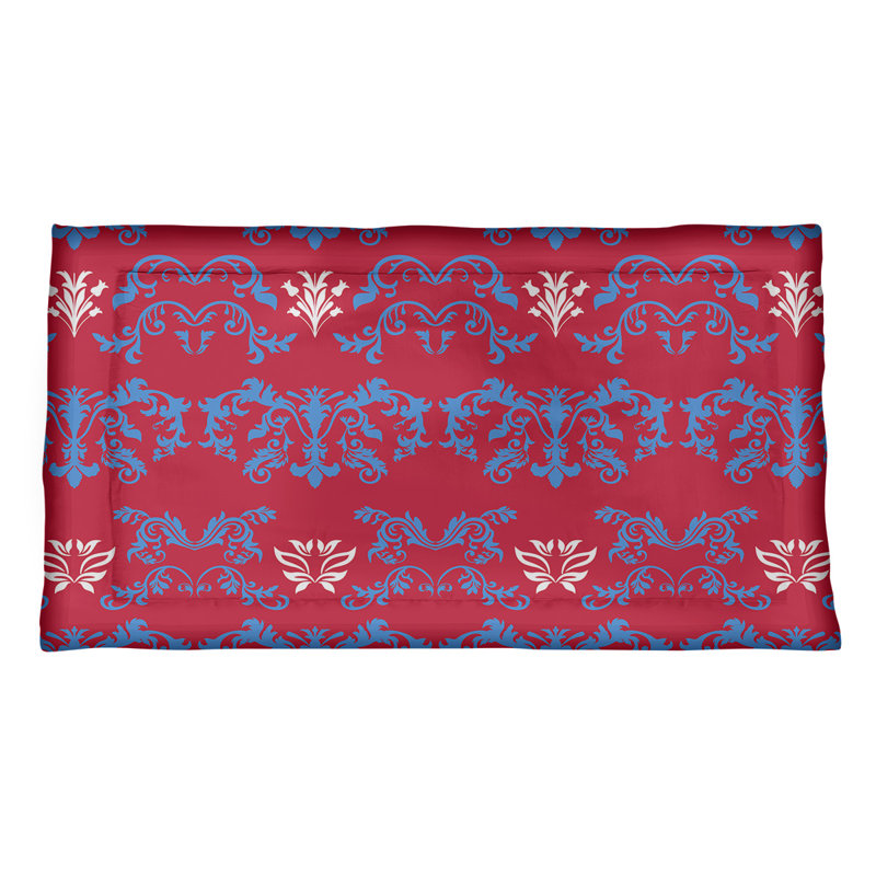 Taie décorative Houston, Très grand, Rouge / bleu / blanc, Microfibre