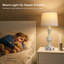 Ensemble de 2 lampes de table 28 "en blanc délavé Farmhouse avec port USB A + C pour la chambre à coucher, ampoules incluses