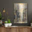 «Manhattan Manhattan and Gold I» par Silvia Vassileva, art mural en métal-2134365670