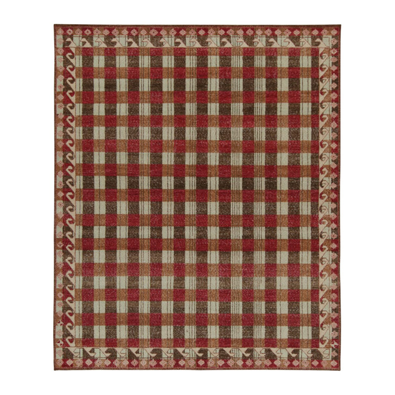 Geometric Area Rug, Rectangle 6' x 9'