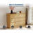 6 Drawers Dresser for Bedroom, 47" Wide