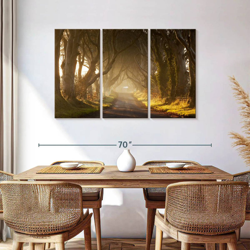 Mehar Pathway to the Woods, H 36 po x l 57 po