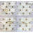 Water Jet 14" x 13" Marble Mosaic Tile