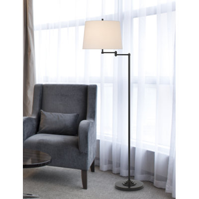 Lampe sur pied à bras pivotant 63 po Svava