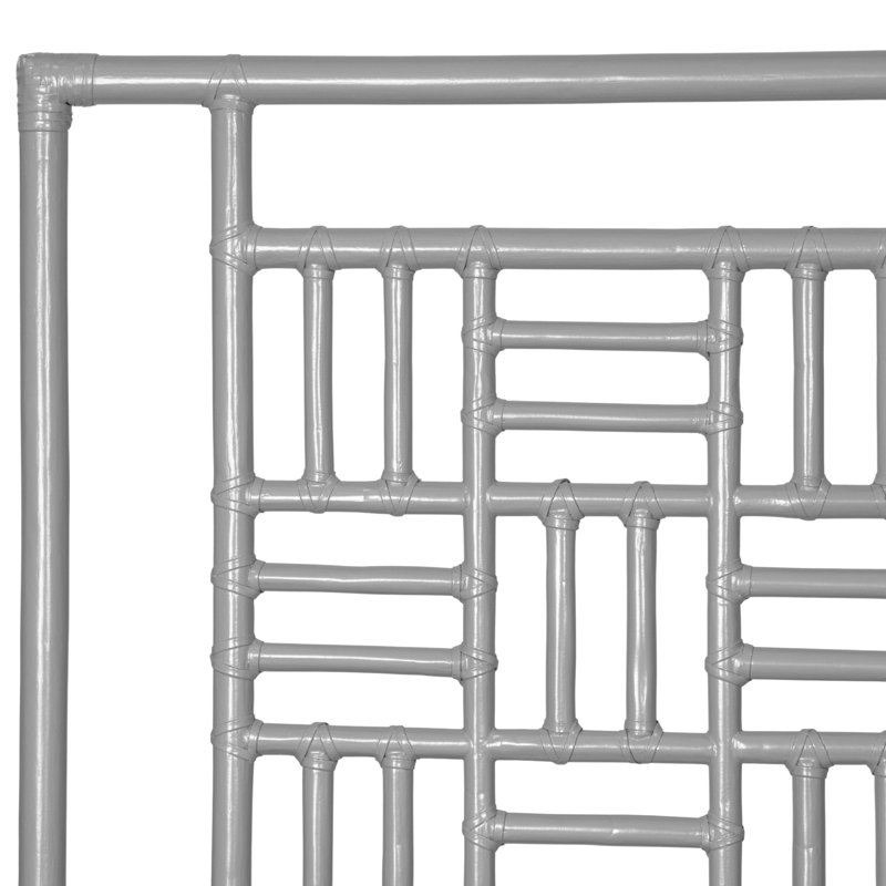 Finn Twin Extra Long Bed, Turquoise, King, Gray