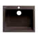 23.63'' L Drop-In Single Bowl Granite Kitchen Sink