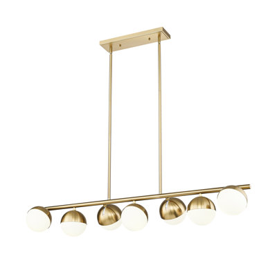 Trombetta 7 Light Linear Chandelier