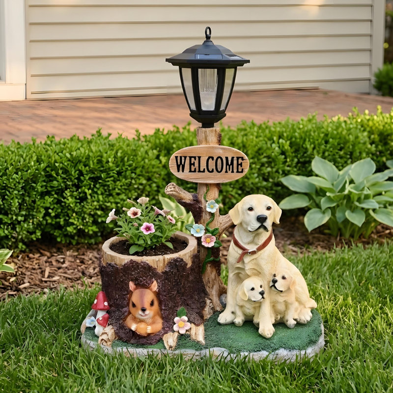 Statue de jardin Labrador