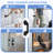12" Suction Cup Shower Grab Bar, 2 Pack-121098545
