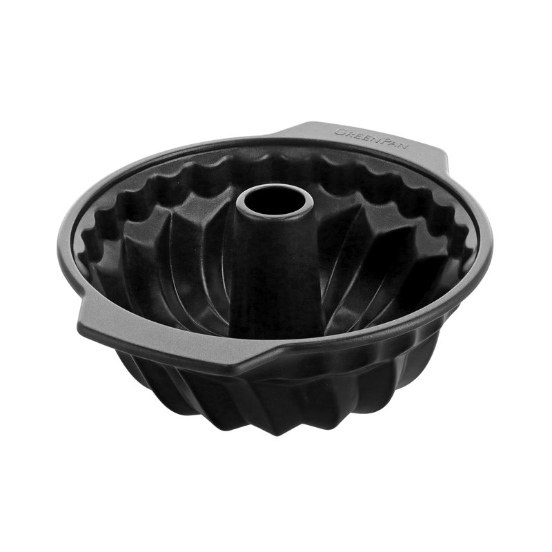 Greenpan Black Ceramic fluted cake pan Pan 24cm