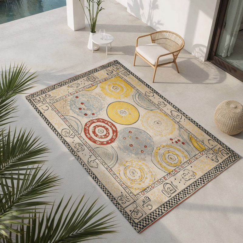 Tapis intérieur et extérieur Vivid Flicker, Rectangle 1 pi 6 po x 2 pi 6 po