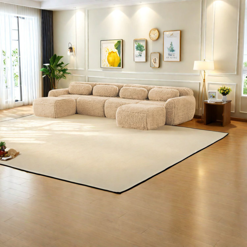 Ergonomic Plush Modular Sofas, Non-slip Spacious Design
