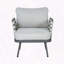 Coussin hydrofuge en acier pour fauteuil club