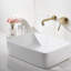 Robinet de meuble-lavabo mural avec égouttoir escamotable-115745107