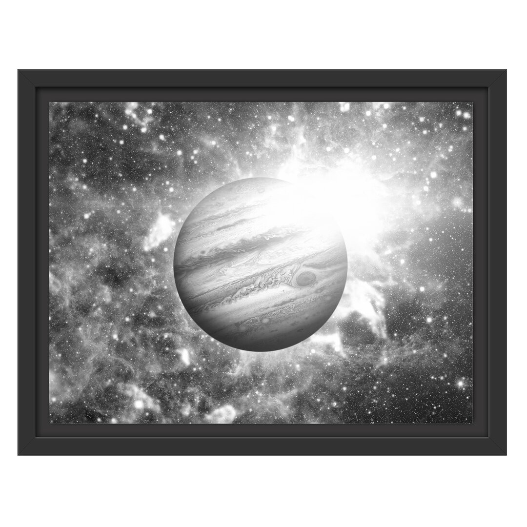 Gerahmtes Wandbild Planet JupiterUniversum