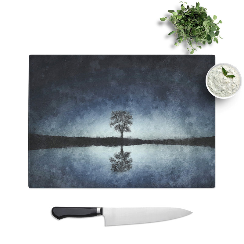 Tree at Dusk Vol.2 Chopping Board, 0.4cm H x 20cm W x 28.5cm L