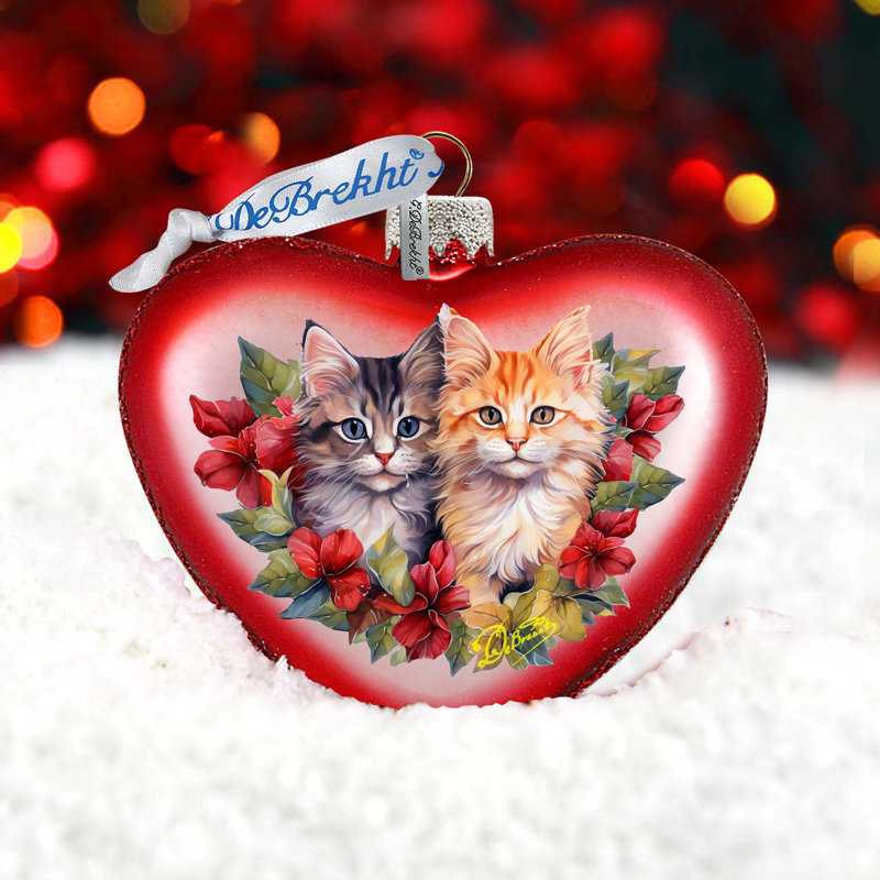 3.5'' Glass Hanging Figurine Ornament