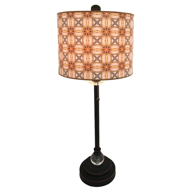 Frieder Crystal Buffet Lamp, Bronze
