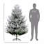 Arbre de Noël artificiel de 6 pieds, arbre de Noël à charnière en pin avec 795 branches réalistes, base en acier, ouverture automatique-1119491533