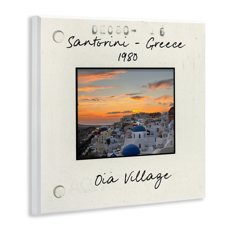 Grèce «City Travel», plaque murale par Val Rhodes