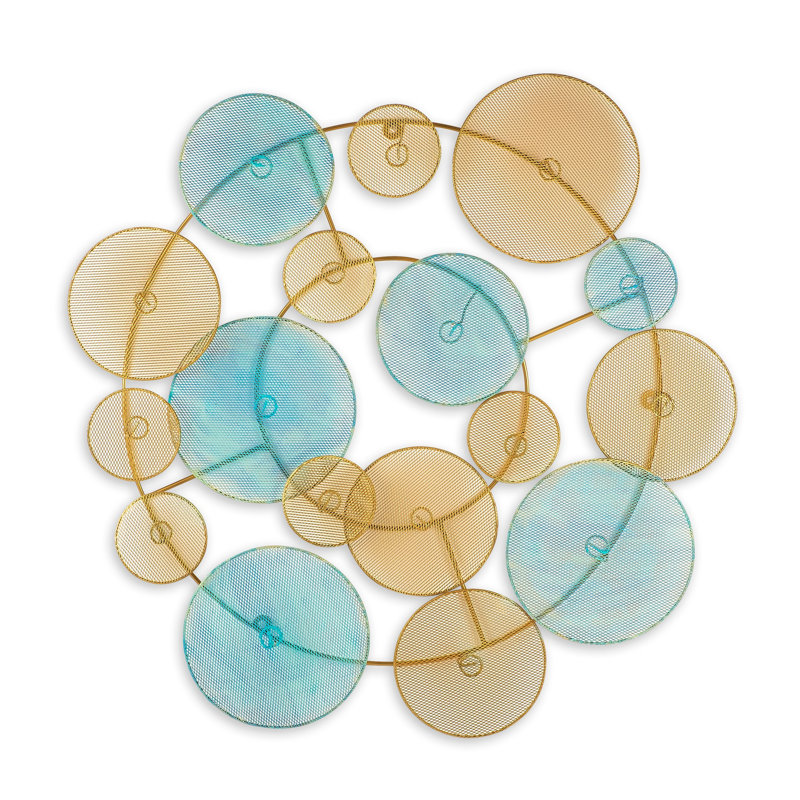 Abstract Wall Decor on Metal