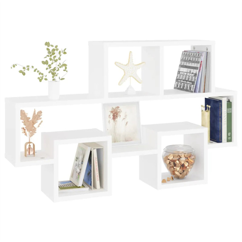 Blinni 5 Piece Accent Shelf, White
