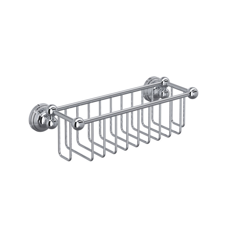 Perrin & Rowe 10" Bottle Basket, Polished Chrome