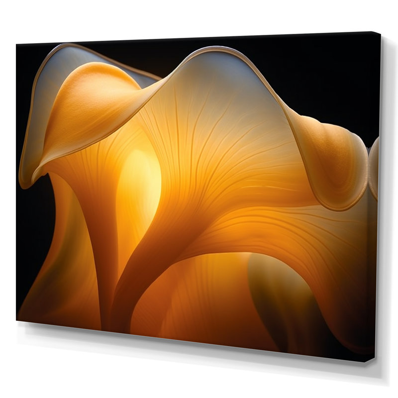 Fleur jaune, photo de soleil sur toile, H 34 po x l 44 po x P 1,5 po, Toile tendue