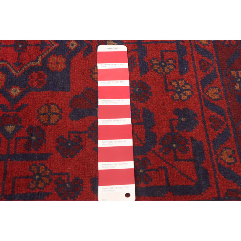 Tapis unique en laine noué à la main 4 pi 11 po x 6 pi 4 po nouvel âge Morelus