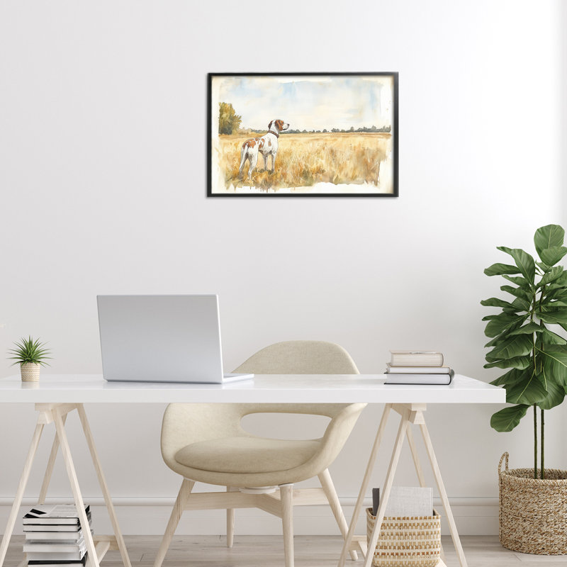 Giclée encadrée, dessin par Petal Prints Design, H 12 po x l 18 po, Giclée encadrée noir minuit