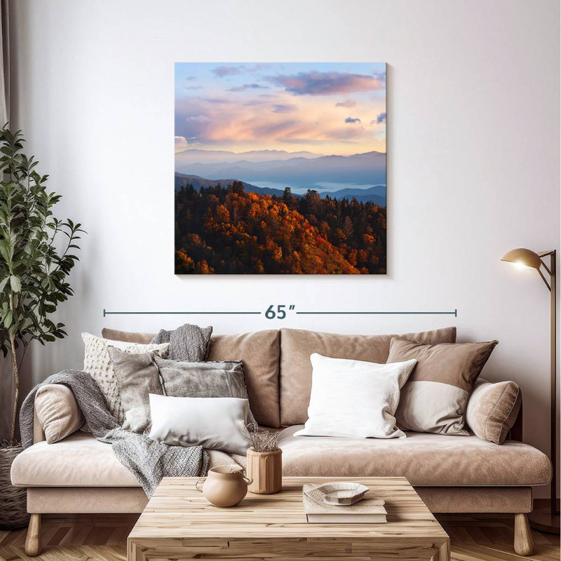Alvord Smoky Mountain en automne, H 39 po x l 39 po