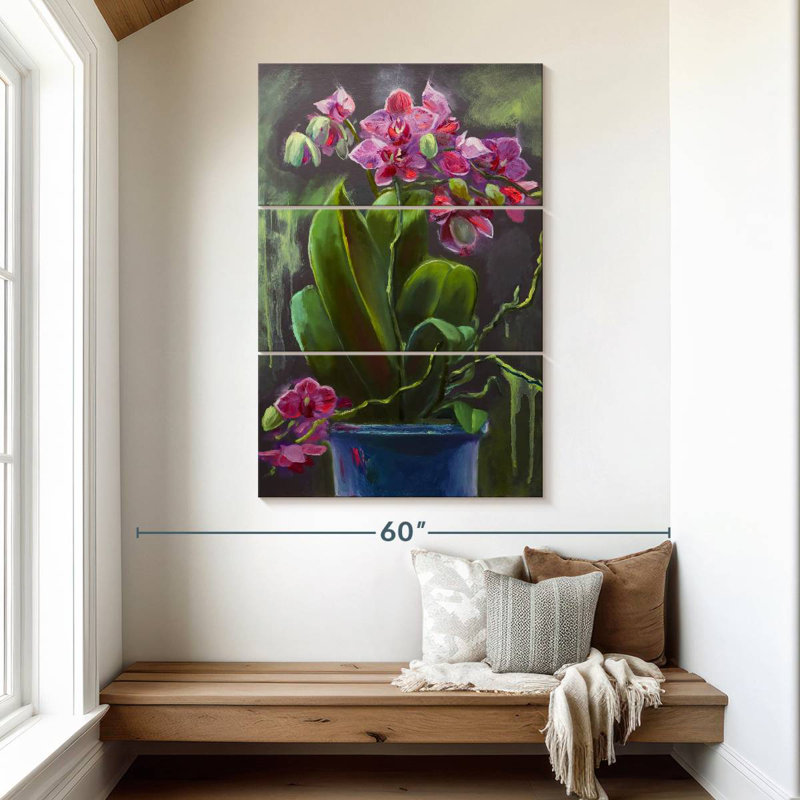 Orchidée Harnek, H 50 po x l 32 po