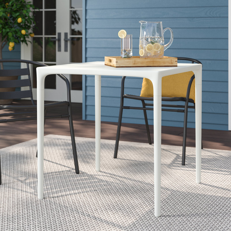 Table de salle à manger Del Mesa, Blanc